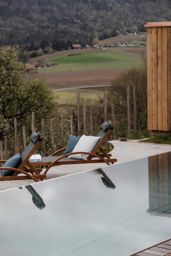Am Wildbachberg - Luxus Ferienhaeuser Mit Infinitypool, Privatsauna Und Weinkeller Deutschlandsberg Exterior foto